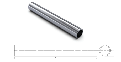 BORU GALV. 22 MM   3 MT